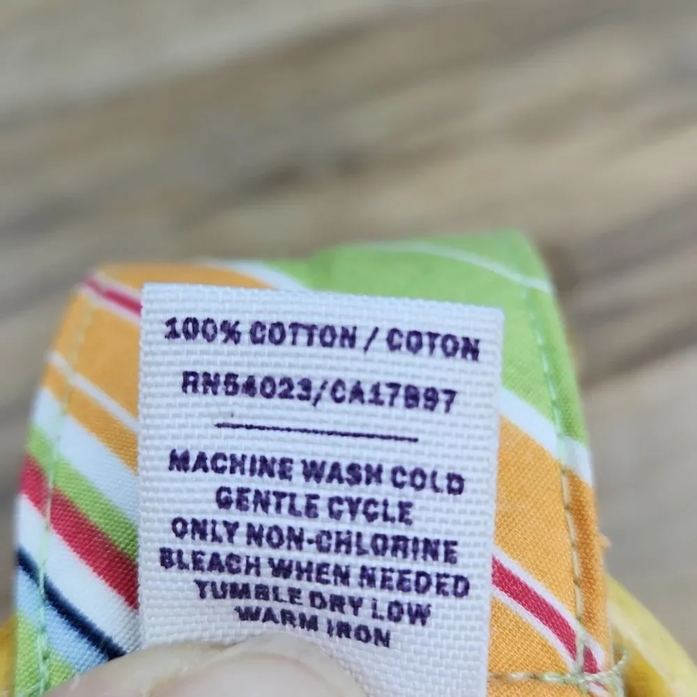🔺️Old Navy Reversible Fabric & Wood Belt Medium